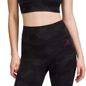 Lululemon x University of Alabama black camo align high rise leggings 25” size 4